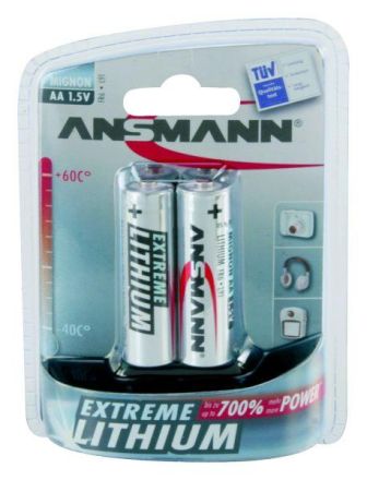 Hückmann 133303 LR06 Extreme Lithium Mignon (PK=2pcs.) battery