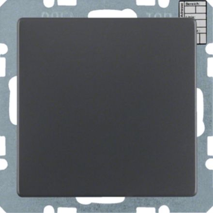 BERKER 75441326 KNX-CO2 sensor Q.1/Q.3 | with humidity and temperature sensor | anthracite velvet lacquered