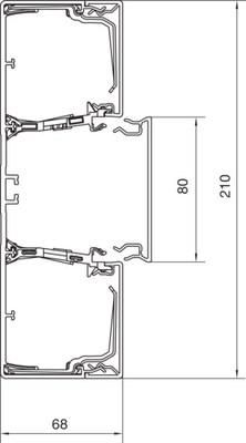 TEHALIT BRN6521019011 profile 65x210mm gsw parapet channel