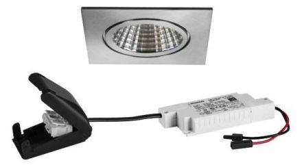 Brumberg 39476423 230V AC 6W 3000K ed.V4A LED recessed light