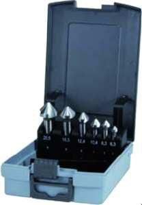 PROTEC.class 05102597 Special drill countersink set 6 pcs. 90° 3-cut PKSK6