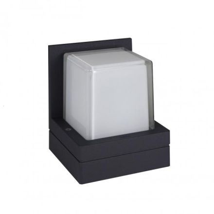 Bega 33327K4 ceiling/wall/pillar light for indoor and outdoor use graphite 4000 K (replacement glass: 1100281311)