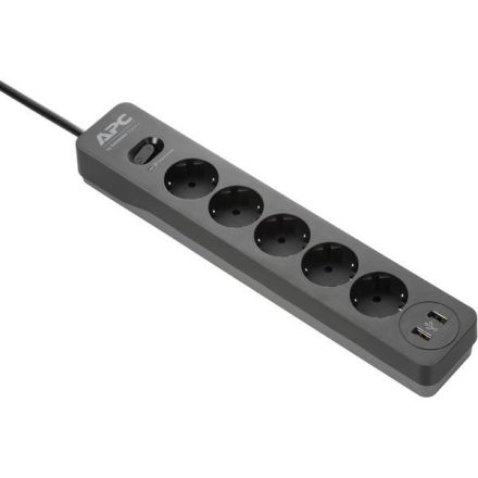 APC PME5U2B-GR with surge protection power strip