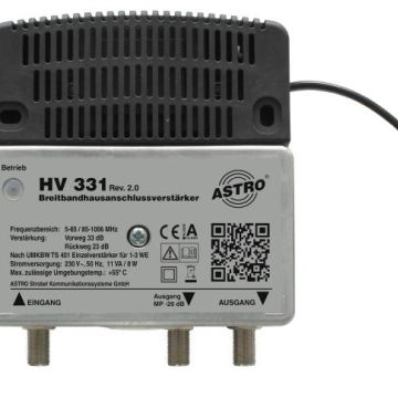 ASTRO Strobel 00217329 HV 331 broadband amplifier