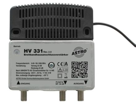 ASTRO Strobel 00217329 HV 331 broadband amplifier