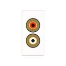 Kindermann 7464000510 Konnect flex 45 click Audio L/R Cinch connection panel