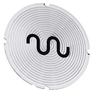 Siemens 3SU1900-0AB71-0QV0 Insert plate round milky symbol rapid traverse