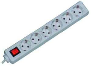 Bachmann 381.244S table socket SELLY 6-way white 1.5m