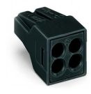 Wago 773-514 plug terminal 4f 400V 24A 0.75-2.5qmm black