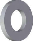 Reisser 000125V038-043000S-1 DIN 125 washer, D 4.3, stainless steel A2, pickled, passivated, packed 100