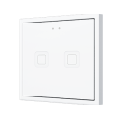 ZENNIO ZVIT70X2W KNX pushbutton sensor Tecla 70 | 2-fold | white