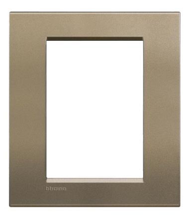 Bticino LNA4826SQ Light frame SQUARE 3+3 mod , (Bronze)