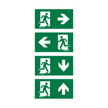 EsyLux EN10077524 Pictogram set 1 for SLX 32 High Cover