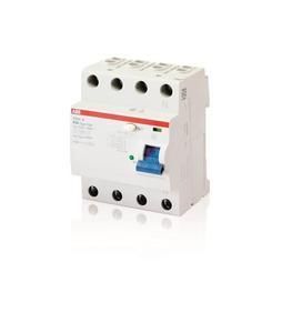 ABB Stotz-Kontakt F204 B-40/0.5, residual current device type B 4P, 40A, 500mA, short-time delay, 3kA, 4TE, 2CSF204592R4400