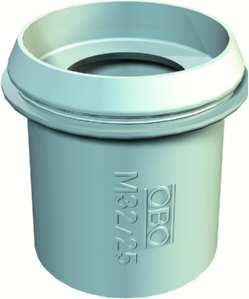 OBO Bettermann EDR25-25 D: 25/20-25 light grey plug-in seal, 2011514