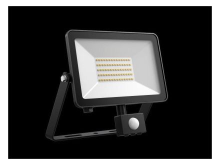 Dotlux 5151-040120 FLOORslim-sensor 50W 4000K black with BWM PIR LED spotlight