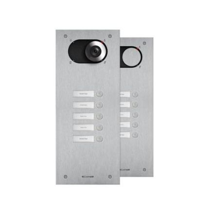 Comelit Group Germany IX0105 Switch 5 participants 1-row V4A front plate