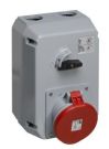 ABB Stotz-Kontakt 332MM10 , Switchable wall socket, 32 A metal housing, 10h, IP44, 3P+E , 2CMA167996R1000