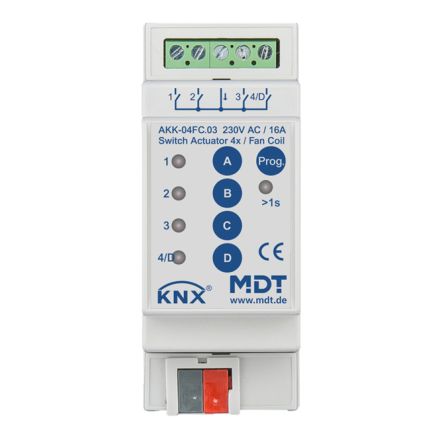 MDT AKK-04FC.03 KNX fan coil actuator compact UP | 4-fold