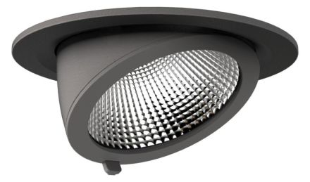 Ledxon 8100738 DLA1 18W 2515lm 3000K 40° grey DALI LED recessed ceiling spotlight