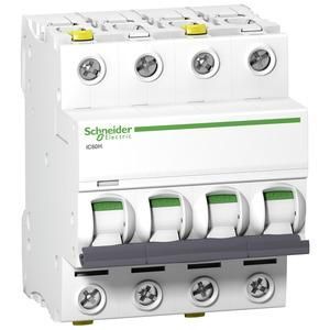 Schneider Electric A9F08410 IC60H 4-pole D10A circuit breaker