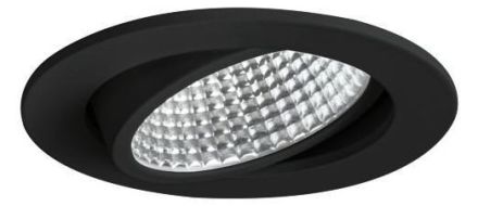 Brumberg 12395084 350mA 12W 4000K black LED recessed ceiling spotlight