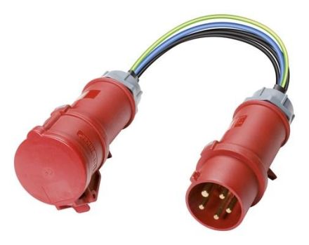 Benning 044127 16A CEE-CEE measuring adapter