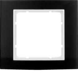 Berker 10113025 frame aluminum, black/polar white Berker B.3