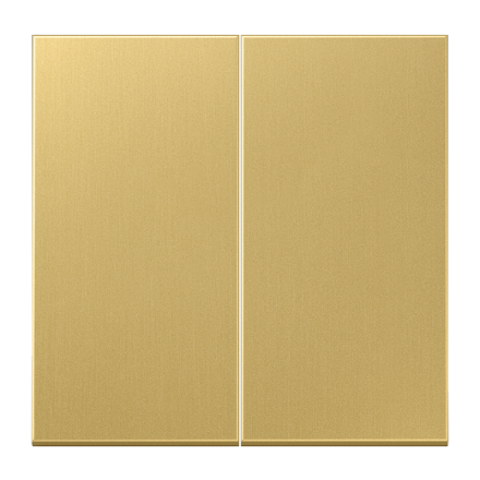 Jung ME2995C rocker 2-way, brass, LS series, brass classic