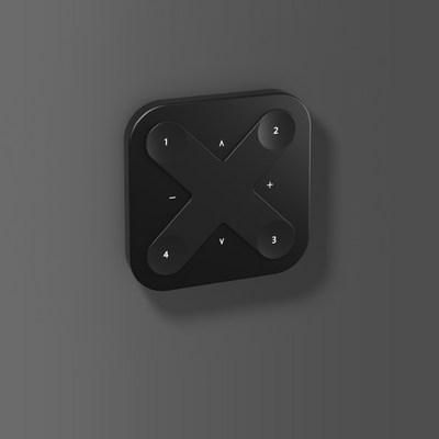 RZB 982620.003 L:90 W:90 H:12 black radio button