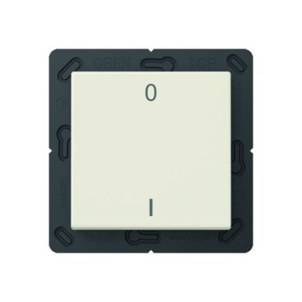 JUNG ENOA590-01 described EnOcean radio wall transmitter A | 2-way, IO symbols | white