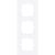 Kopp 407013009 HK07 PURE 3-way arctic white cover frame