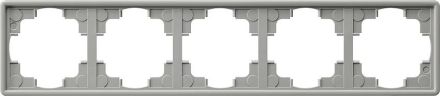 Gira 021542 cover frame 5f S-Color grey