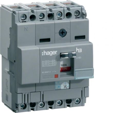 Hager HHA064H circuit breaker x160 4-pole 25kA 63A