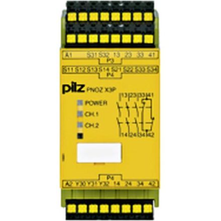 Pilz 787310 PNOZ X3P C 24VDC 24VAC 3n/o 1n/c 1so safety relay