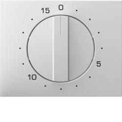 Berker 16347109 Centre piece with control knob for mechanical timer polar white, glossy