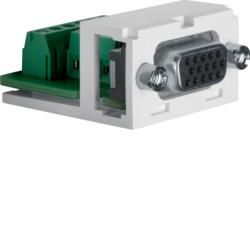 Berker 1994 VGA module polar white/black accessories