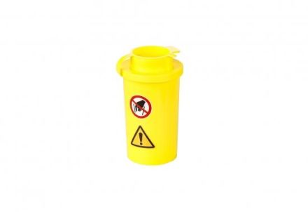 METZ CONNECT for fiber residues 100 ml, yellow container, 150800207-E
