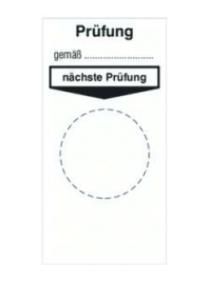 PROTEC.class 05102136 Test labels and warning signs PPGP test according to... (50 pcs.) Basic label