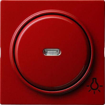 Gira 028543 cover symbol light + rocker control S-Color red