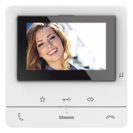Bticino 344912 video house station CLASSE100 V16B Basic, (white)
