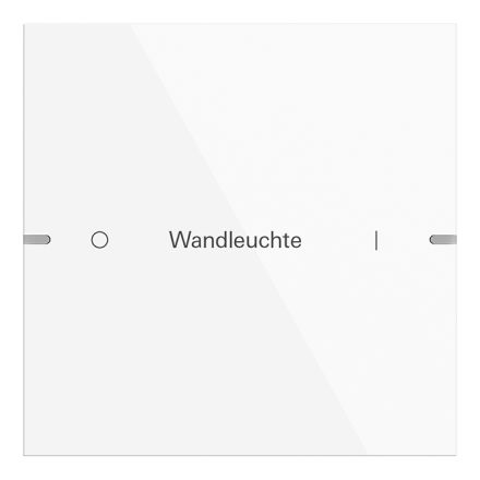 GIRA 5031903 rocker set writable for push button sensor 4 | 1-way | pure white glossy