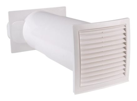 optimAIRo N37131 Telescopic wall bracket, flat connection, white