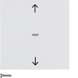 Berker 85241189 Blind button polar white, glossy Berker S.1/B.3/B.7