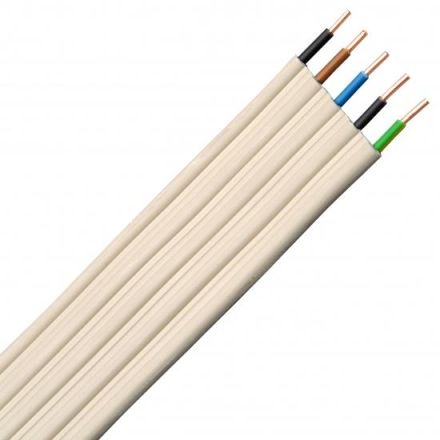 Kopp 157110043 Flat cable 5x1,5mm, gr, 10m