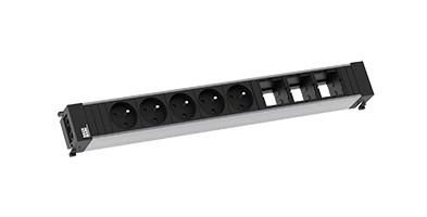Bachmann 909.015 power strip 8f CONF, 5xUTE, 3xABD