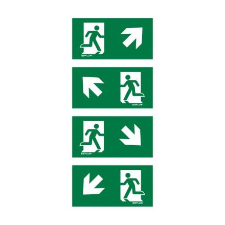 EsyLux EN10077531 Pictogram set 2 for SLX 32 High Cover