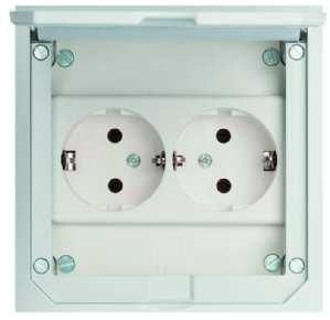 PROTEC.class 05104977 Plugs and sockets Floor-mounted socket PESB 2 2-way IP41