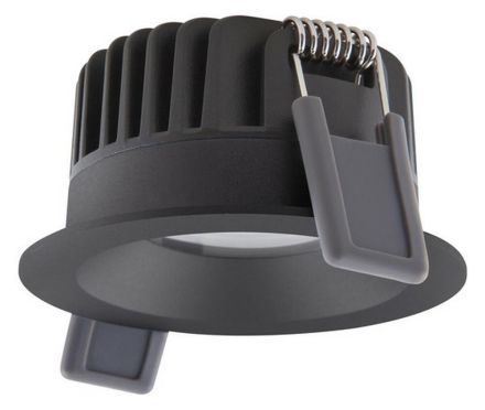 LEDVANCE Osram 4058075799585 SP FIX P 8W 930 PS DIM IP44 BK LED recessed ceiling spotlight
