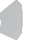 Hager KWE26G end plate for KXA04VB KXA04LX